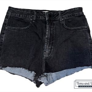 Forever 21 Black Jean Shorts Women